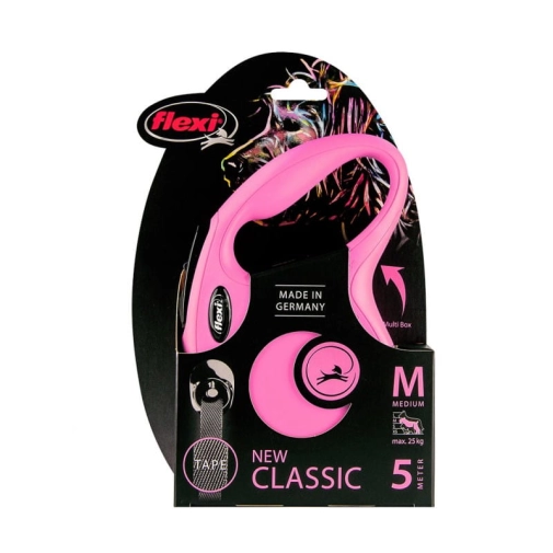 Flexi New Classic Taśma "M" 5m Do 25kg Różowa