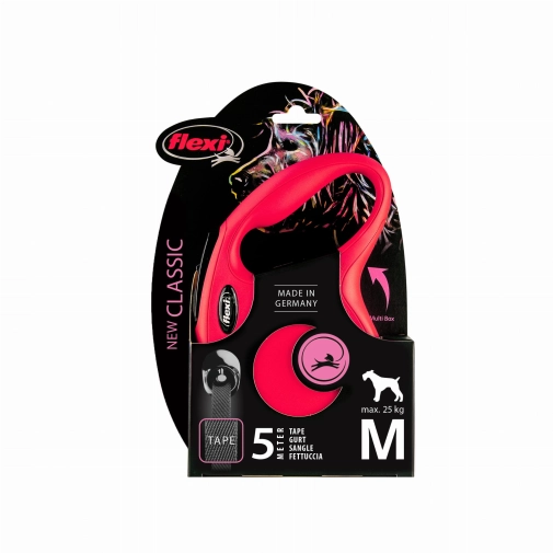 Flexi New Classic Taśma "M" 5m Do 25kg Czerwona