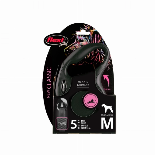 Flexi New Classic Taśma "M" 5m Do 25kg Czarna