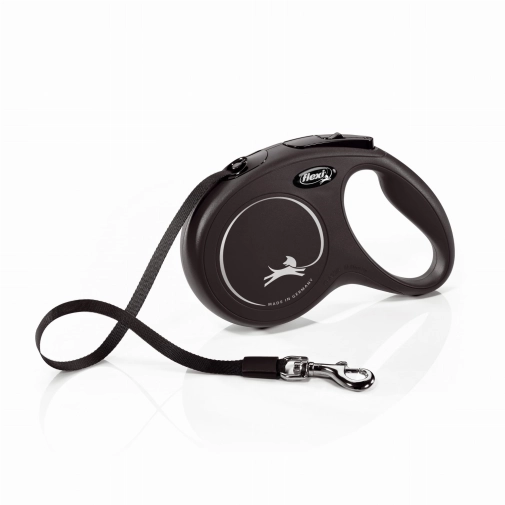 Flexi New Classic Taśma "M" 5m Do 25kg Czarna