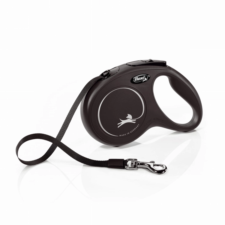 Flexi New Classic Taśma "M" 5m Do 25kg Czarna