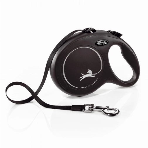 Flexi New Classic Taśma "L" 8m Do 50kg Czarna