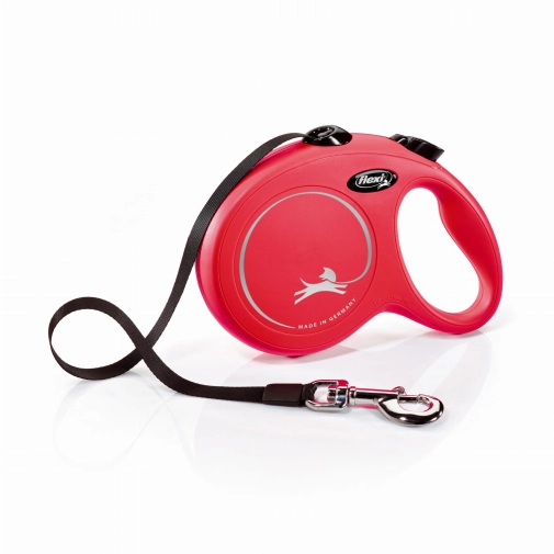 Flexi New Classic Taśma "L" 5m Do 50kg Czerwony