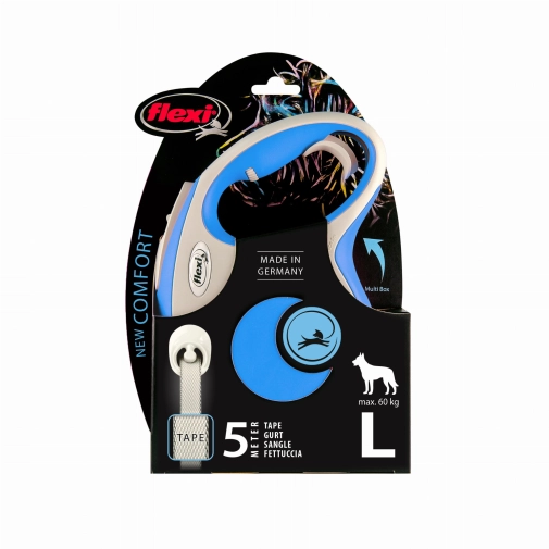 Flexi New Comfort Taśma "L" 5m Do 60kg Niebieska