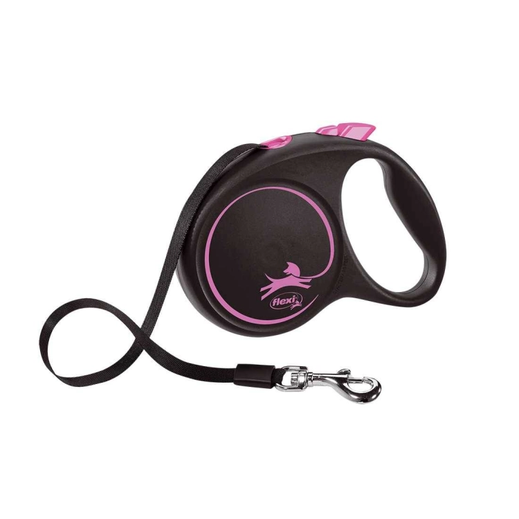 Flexi Black Design Taśma "M" 5m Do 25kg Różowa