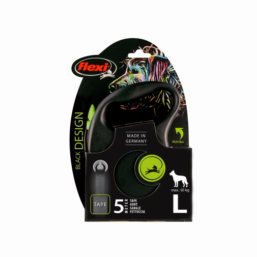 Flexi Black Design Taśma "L" 5m Do 50kg Zielona