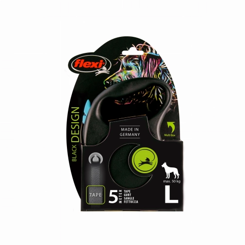 Flexi Black Design Taśma "L" 5m Do 50kg Niebieska