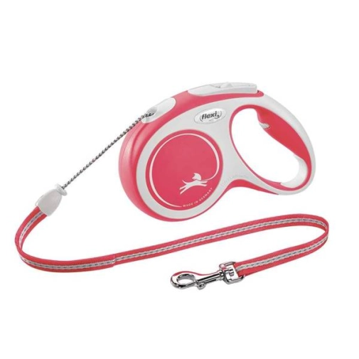 Flexi New Comfort Linka "M" 5m 20kg Czerwona
