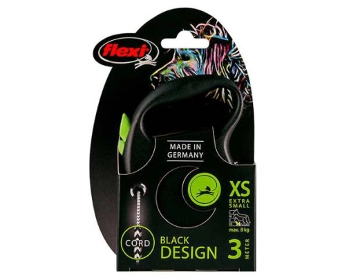 Flexi Black Design Linka "XS" 3m 8kg Zielona