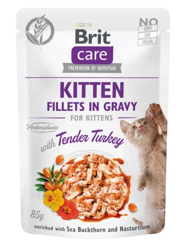 Brit Care Cat Kitten Tender Indyk 85g