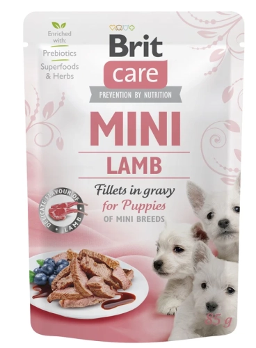 Brit Care Mini Pouch Puppy Jagnięcina 85g