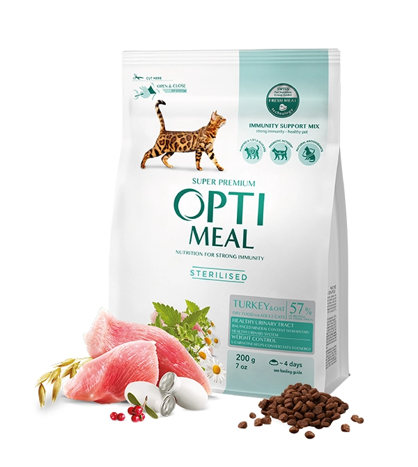 Optimeal Sterilised Indyk I Owies 200g