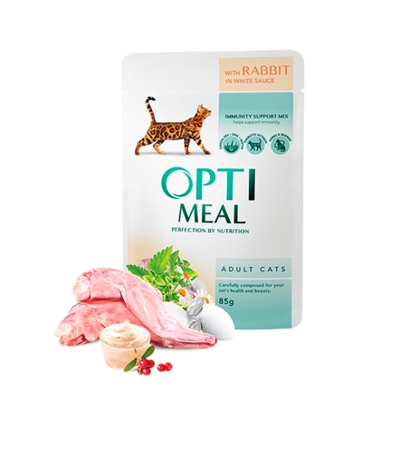OptiMeal Królik W Białym Sosie 85g