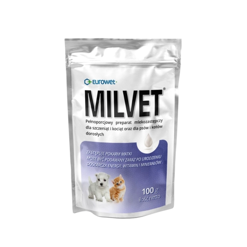 Eurowet Milvet Mleko Dla Kociąt I Szczeniąt 100g