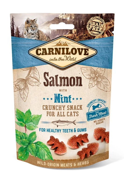 Carnilove Przysmak Dla Kota Fresh Crunchy Łosoś 50g