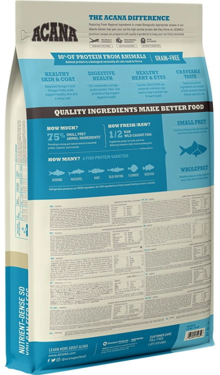 Acana Cat Adult Bountiful Catch 4,5kg