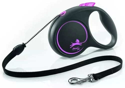 Flexi Black Design "S" 5m 12kg Różowa