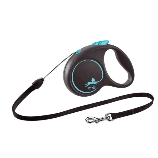 Flexi Black Design "S" 5m 12kg Niebieska