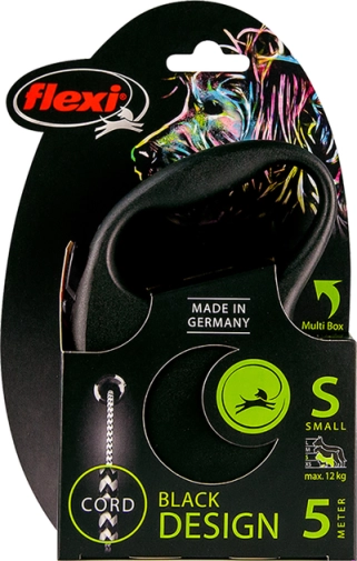 Flexi Black Design "S" 5m 12kg Czarna