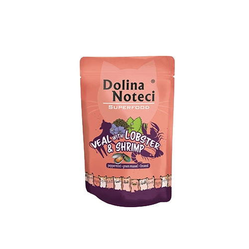 Dolina Noteci Superfood Dla Kota Cielęcina&homar 85g