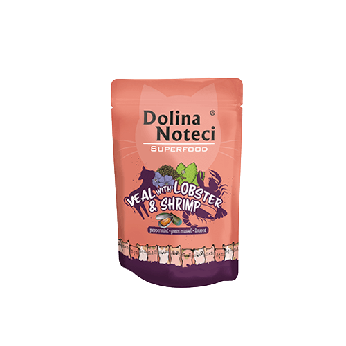 Dolina Noteci Superfood Dla Kota Cielęcina&homar 85g