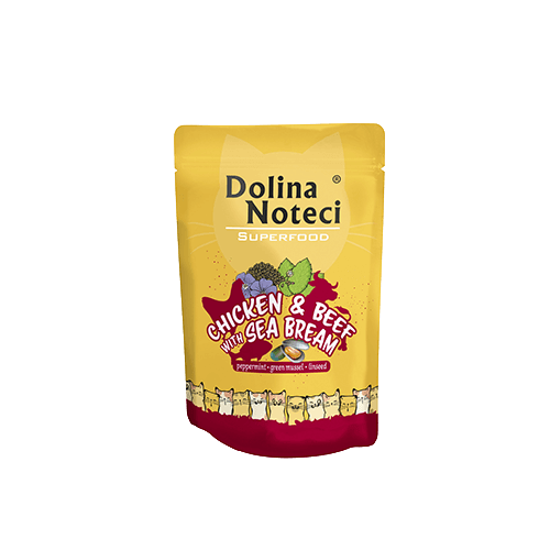 Dolina Noteci Superfood Dla Kota Kurczak&wołowina 85g