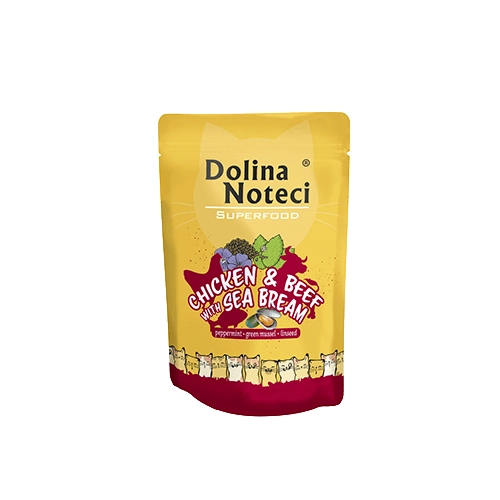 Dolina Noteci Superfood Dla Kota Kurczak&wołowina 85g
