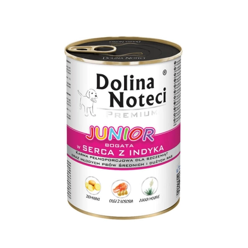 Dolina Noteci Premium Junior Serca Indycze 400g