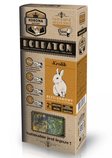 Natural-vit Korona Natury Kolbaton Dla Królika 120g