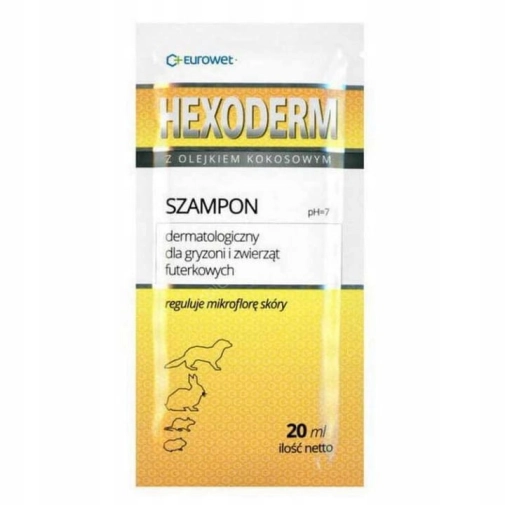 Hexoderm Szampon Dla Gryzoni  Saszetka 20ml