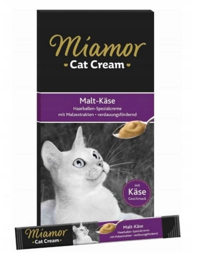 Miamor Cream Cat Krem Odkłaczający Serowy 6x15g