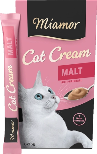 Miamor Cream Cat Krem Odkłaczający 6x15g