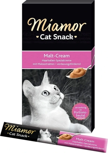 Miamor Cream Cat Krem Odkłaczający 6x15g