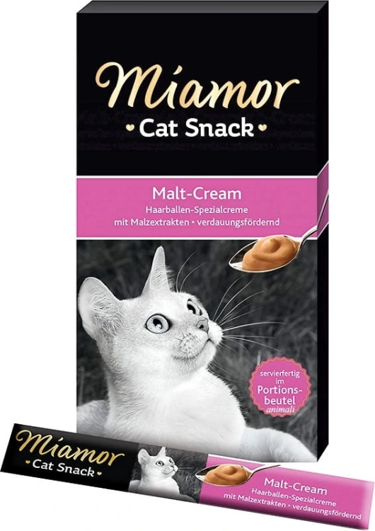 Miamor Cream Cat Krem Odkłaczający 6x15g
