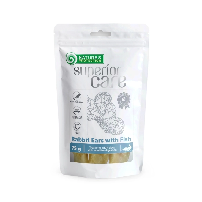 Nature's Protection Sc Przysmak Dla Psa Uszy Królicze Z Rybą 75g