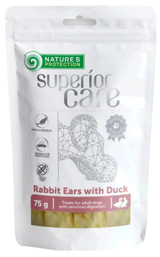 Nature's Protection Sc Przysmak Dla Psa Uszy Królicze Z Kaczką 75g