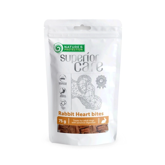 Nature's Protection Sc Przysmak Dla Psa Królicze Serca 75g