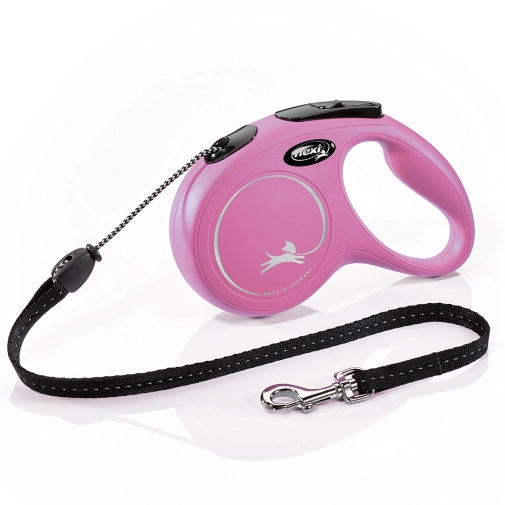 Flexi Smycz New Classic "M"- 8m Do 20kg  Różowa