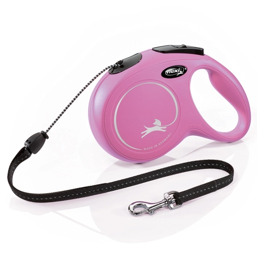 Flexi Smycz New Classic "M"- 5m Do 20kg  Różowa