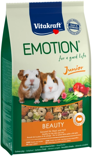 Vitakraft Emotion Beauty Selection Junior Świnka Morska 600g