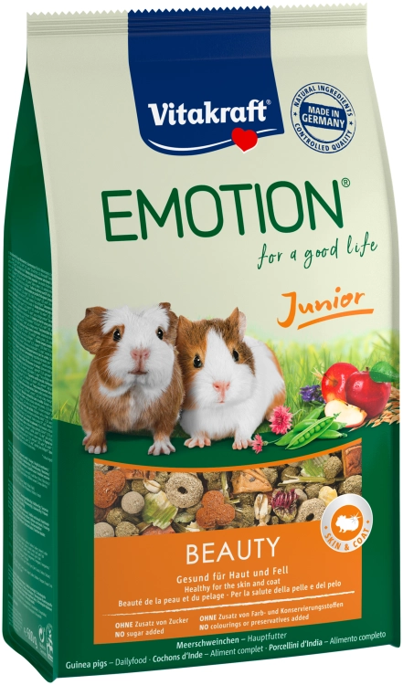 Vitakraft Emotion Beauty Selection Junior Świnka Morska 600g