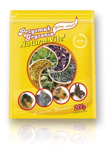 Natural-vit Przysmak Gryzonia Polny Zakątek 200g
