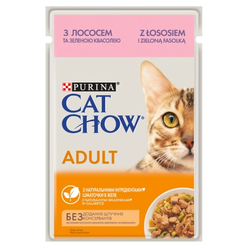 Purina Cat Chow Łosoś Z Fasolą 85g