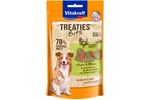 Vitakraft Treaties Bits Indyk I Mięta Przysmak Dla Psa 120g