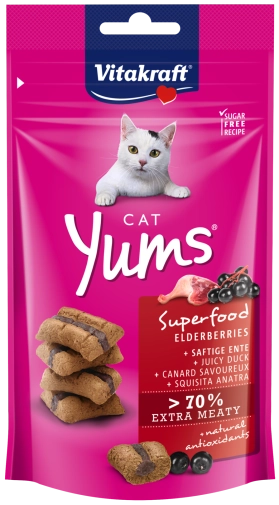 Vitakraft Yums Kaczka Z Czarnym Bzem Przysmak Dla Kota 40g