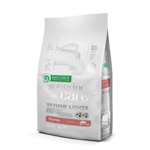 Nature's Protection Superior Care White Dogs Starter 1,5kg