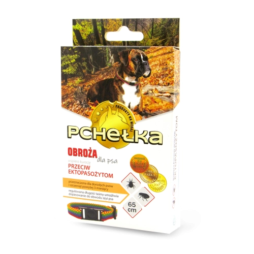 Pchełka Obroża Owadobójcza Dla Psów 65cm