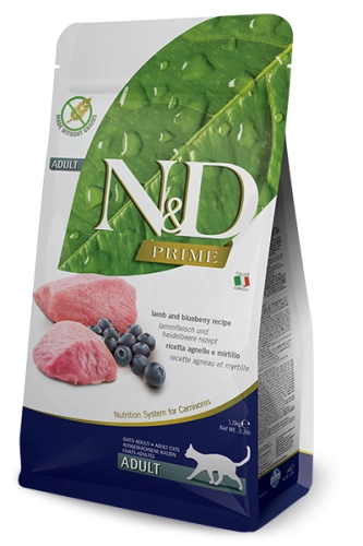 N&D Prime Lamb&Blueberry Adult Cat 300g