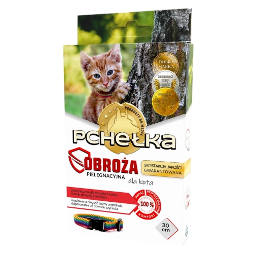 Pchełka Obroża Pielęgnacyjna Dla Kota 30cm