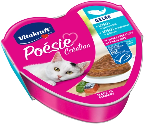 Vitakraft Poesie Creation Łosoś Z Szpinakiem 85g